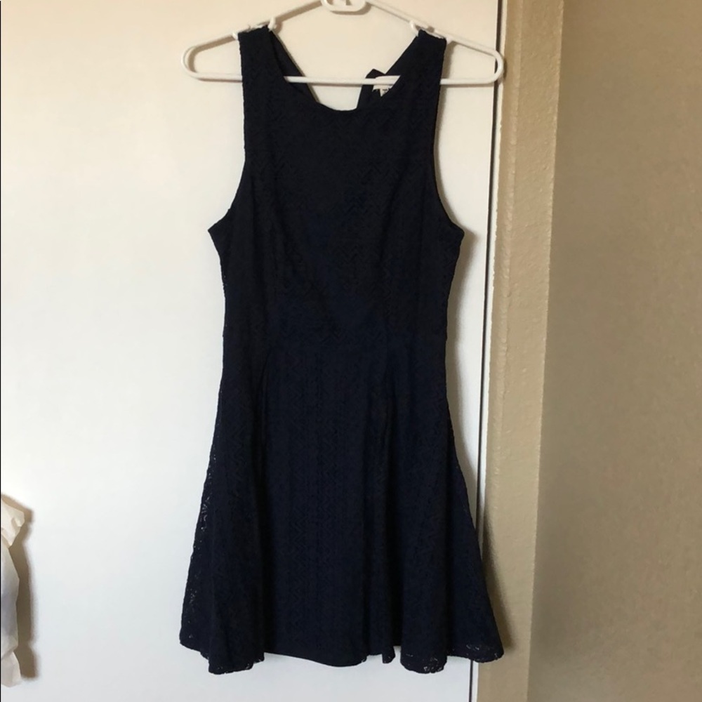 Navy lace dress